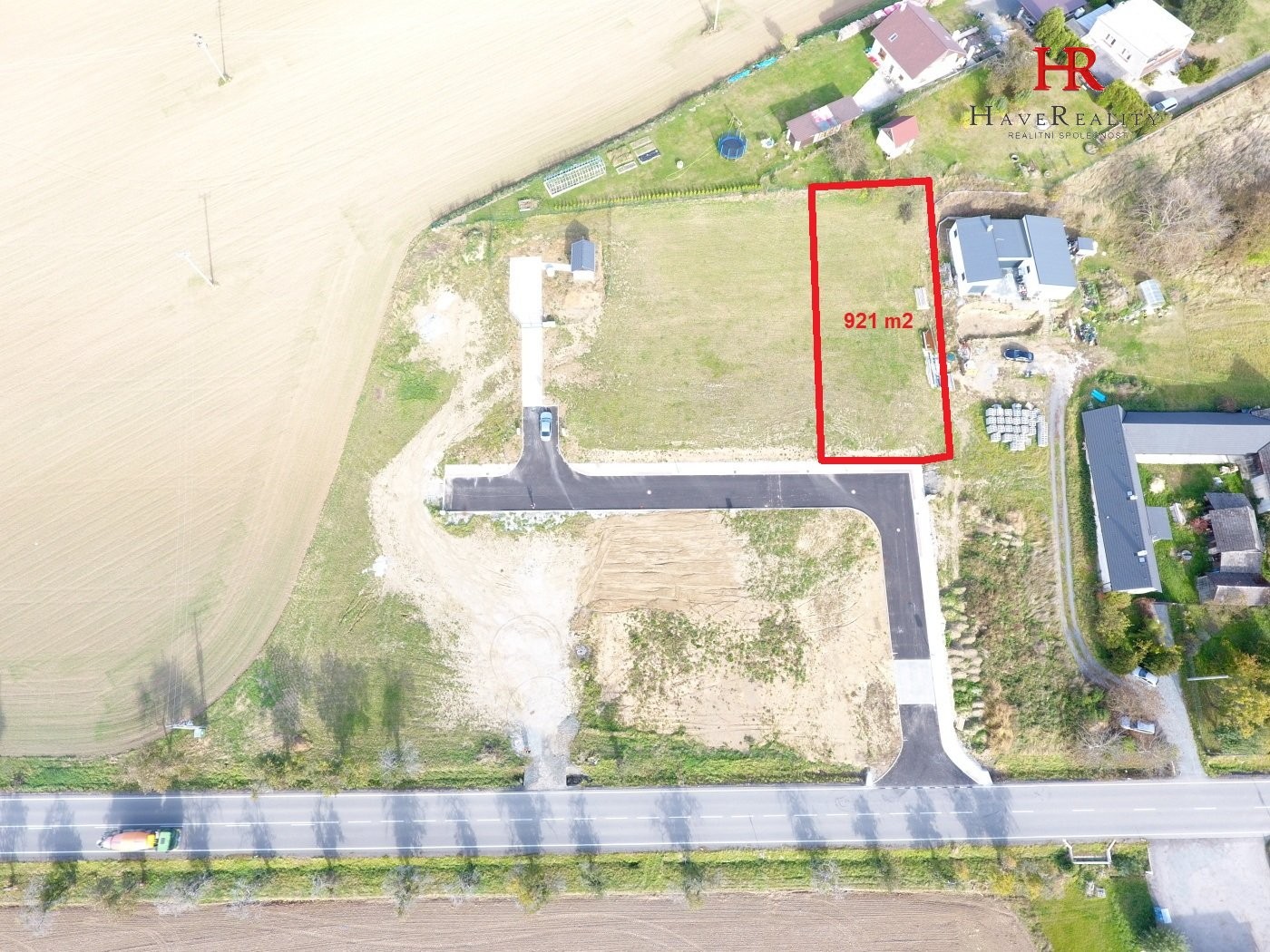 Prodej stavebního pozemku, výměra 921 m2, Řehenice - Křiváček, okr. Benešov 